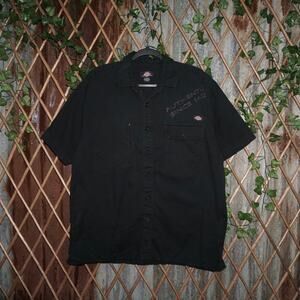 Large - Vintage /Y2K dickies embroider mechanic workwear tee